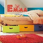 Voorbeeld van de muur stickers: Emma Lionceau (Thumb)